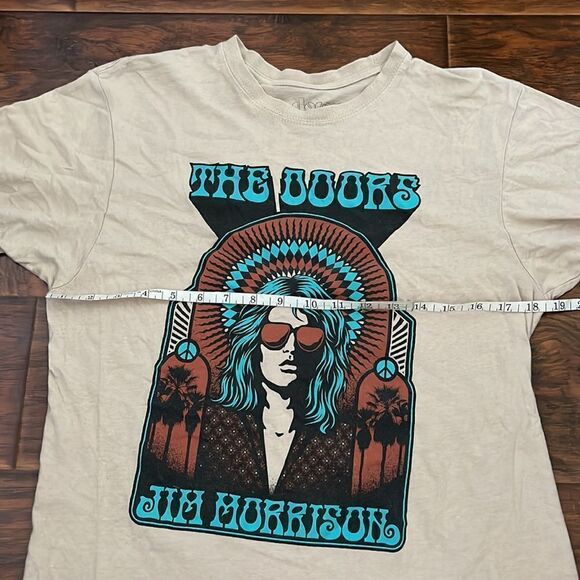The Doors Jim Morrison Tan Colored Graphic Shirt - Picture 5 of 8